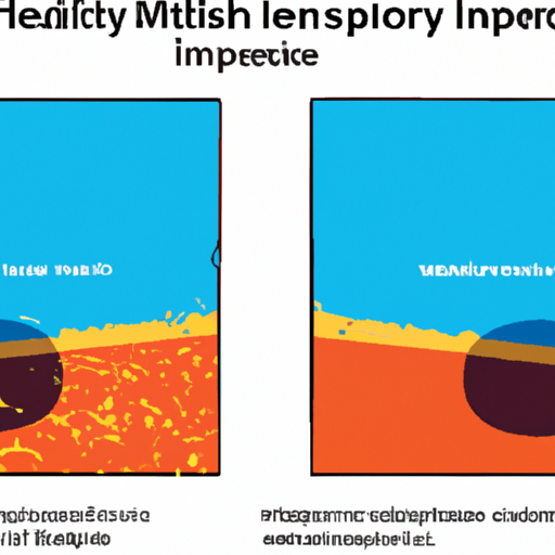 An illustration demonstrating the impact of a blast on a non-mitigated vs mitigated facility